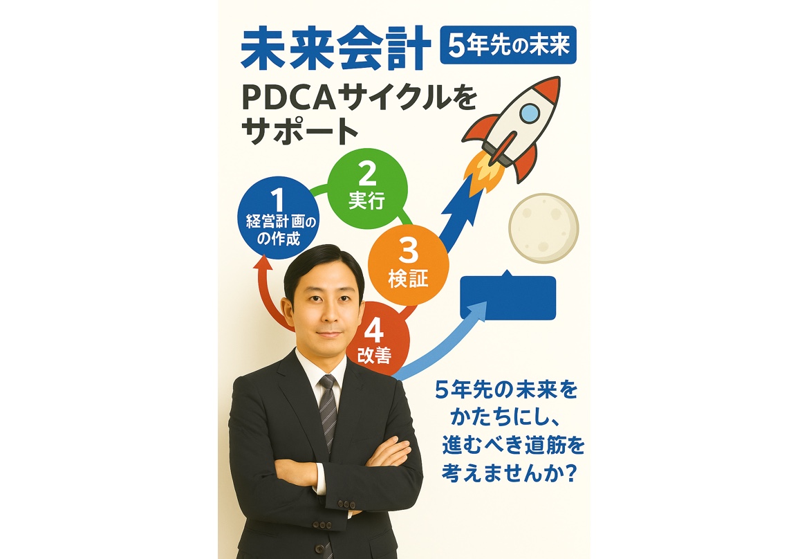未来会計（MAS監査）とは、経営計画の算定、実行支援することによりPDCAサイクルをサポートするサービスです。